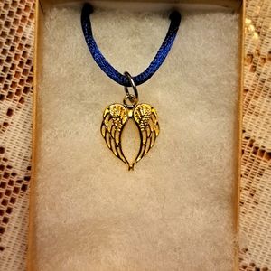Gold Angel Wings Necklace